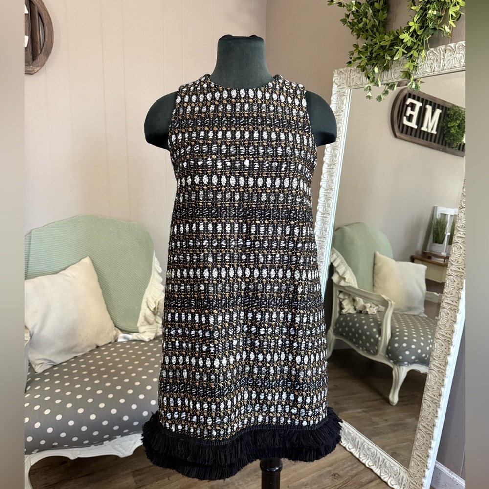KOCH • Tweed Sleeveless Shift Dress